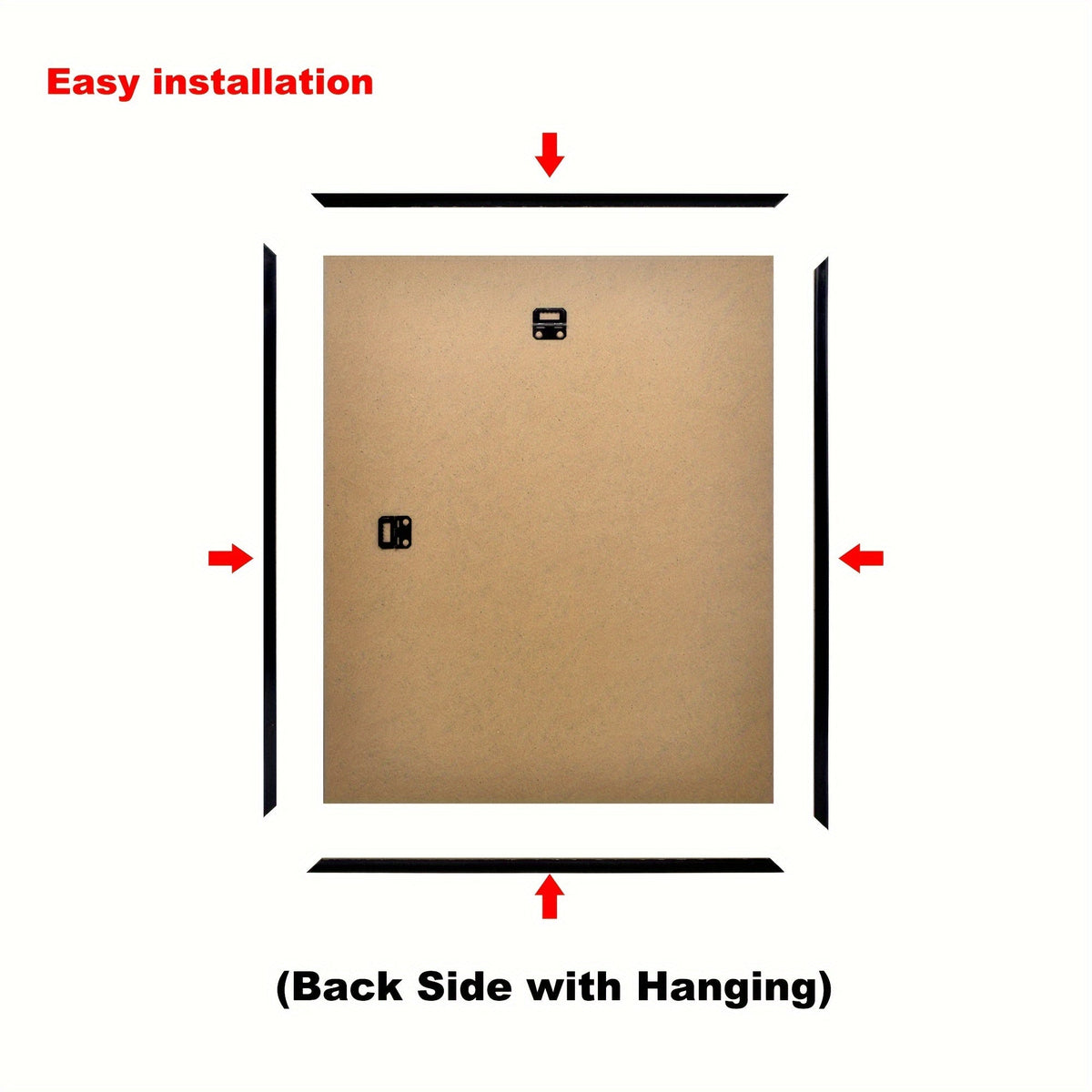 Vada | Photo Frames Set | Black Wall Frames for Posters & Art | 2 Pack