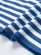 Marlow | Striped Knit Sweater | Women's Relaxed Fit | Round Neck, Long Sleeve