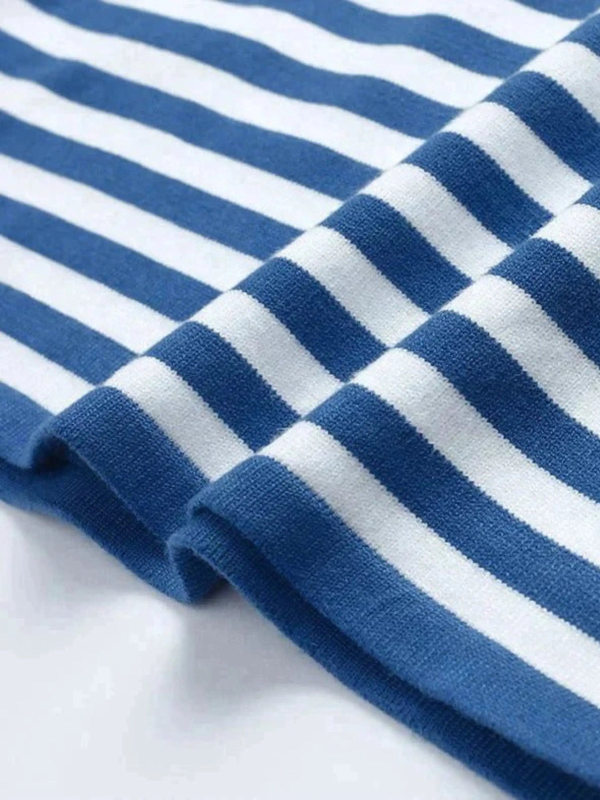 Marlow | Striped Knit Sweater | Women's Relaxed Fit | Round Neck, Long Sleeve
