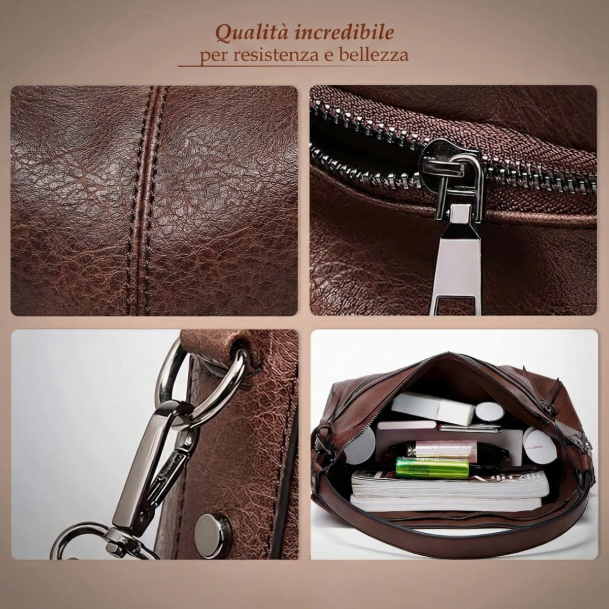 Women Shoulder Bag Structured Flap