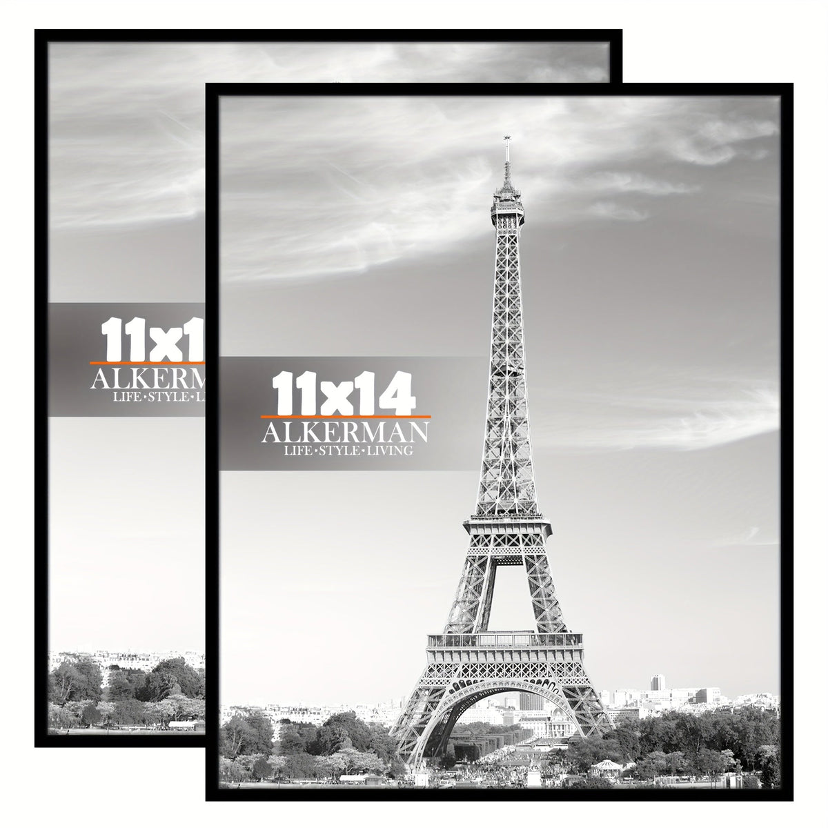 Vada | Photo Frames Set | Black Wall Frames for Posters & Art | 2 Pack