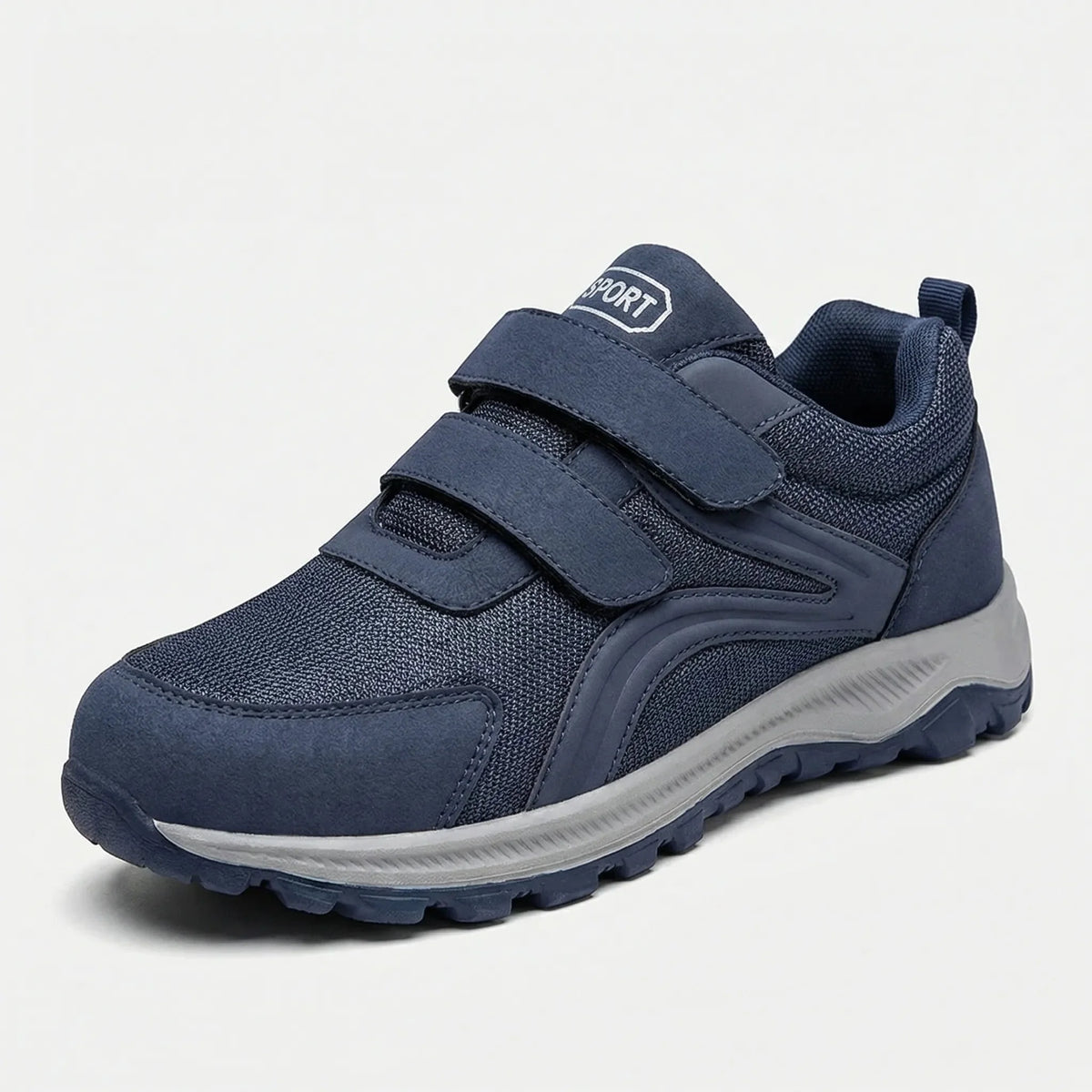 Orthopedic Shoes Men Wide Fit Breathable Velcro Walking Shoes