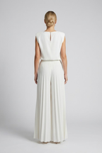 Neela | Women's Two-Piece Set | Wide-Leg Trousers, Sleeveless Top
