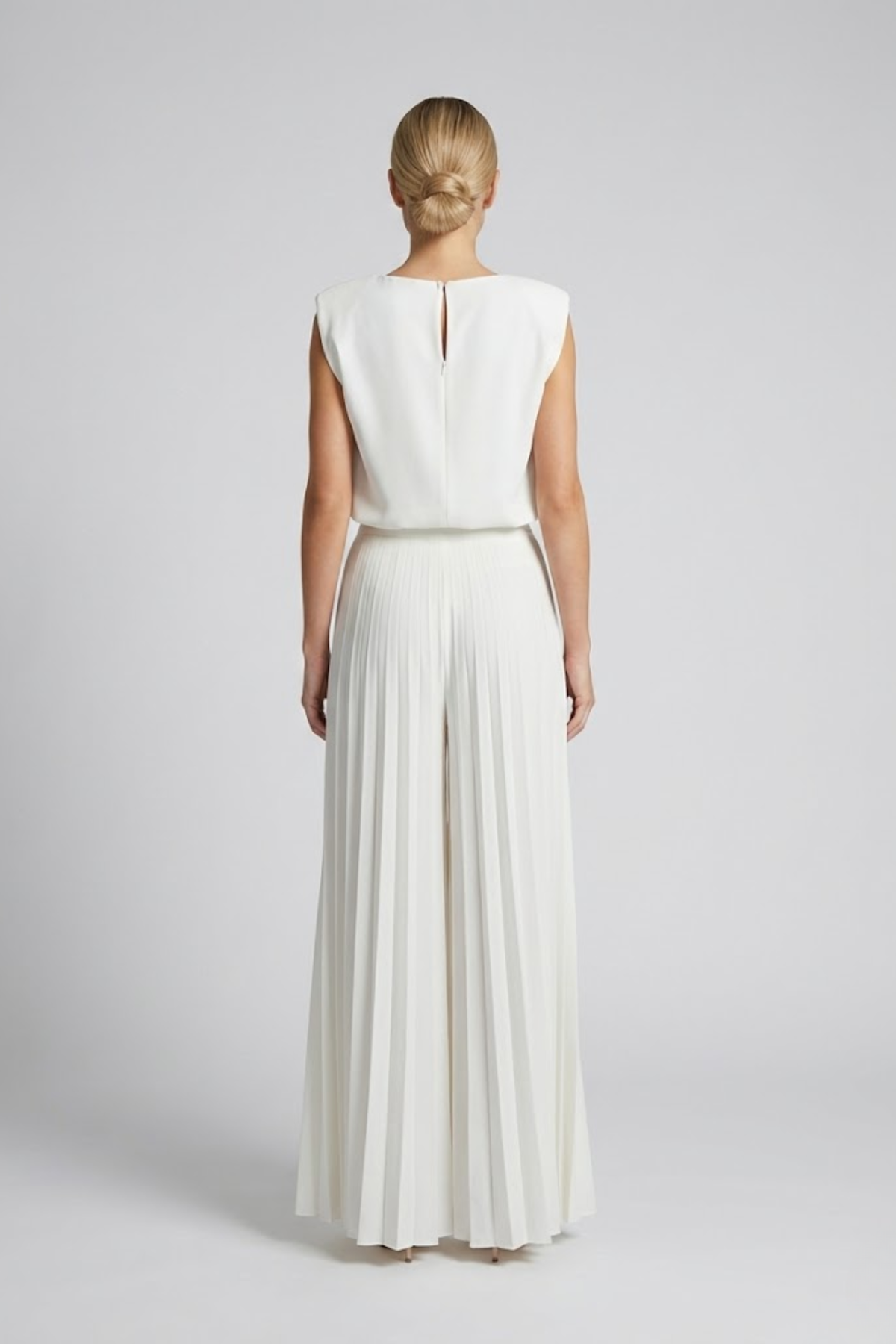 Neela | Women's Two-Piece Set | Wide-Leg Trousers, Sleeveless Top