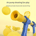 Kids Air Powered Soft Bullet Shooting Game Walking Duck Target Set