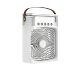 Freya | Air Cooler Fan | 3-in-1 Cooling, White, 7-Color LED, 600ml Tank