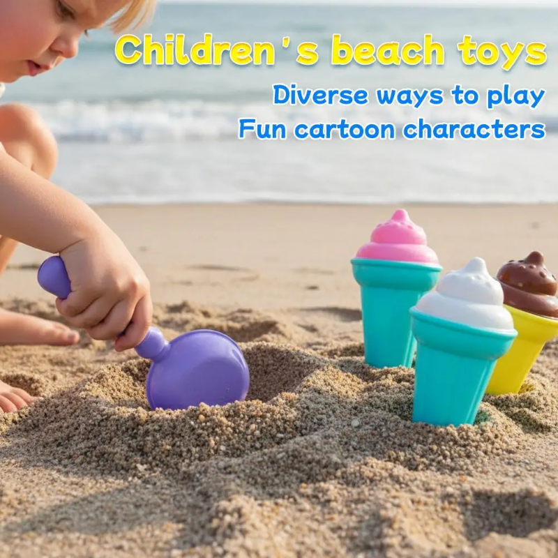 Talia | Sand Play Set | Beach Ice Cream Toy | Creative Outdoor Kids Toy