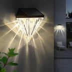 Lena | Solar Wall Lamp | Outdoor Black LED, Waterproof, 2-Pack