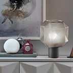 Anouk | Table Lamp | Smoke Gray Glass Shade, E27, 1-Light | Modern Retro