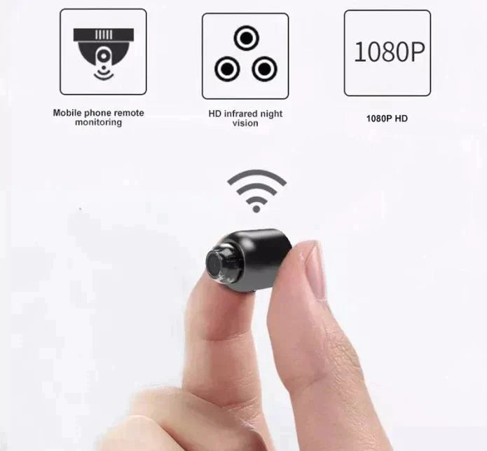 Mini Security Camera Smart WiFi Full HD Night Vision Cloud Storage