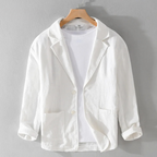 Aria | Men's Linen Blazer | Relaxed Fit, Breathable