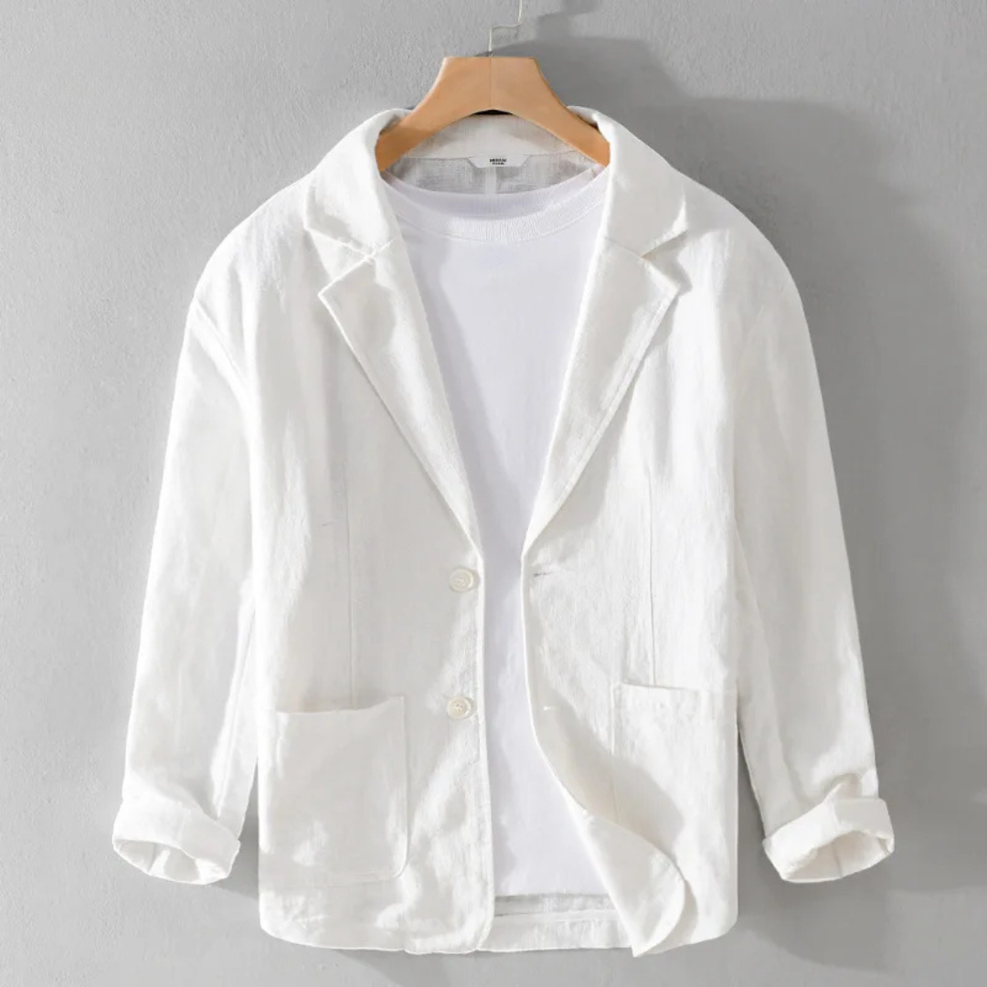 Aria | Men's Linen Blazer | Relaxed Fit, Breathable