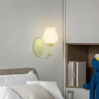Eira | Wall Lamp | Floral Glass, 3-Step Dimmable, Green | 1 or 2 Light