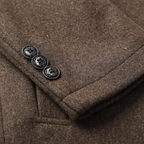 Rhea | Men's Wool Coat | Stand Collar, Quilted Lining | Autumn Winter