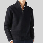 Calla | Men's Half-Zip Pullover Sweater | Wool Blend, Warm