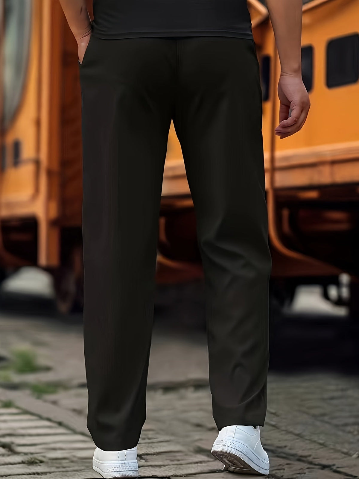 Leah | Men's Jogger Pants | Casual Everyday Trousers | Cotton Blend, Relaxed Fit