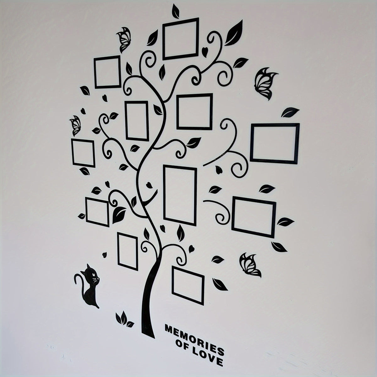 Thea | Photo Frame Wall Decor | 3D Acrylic Photo Tree | Self-Adhesive