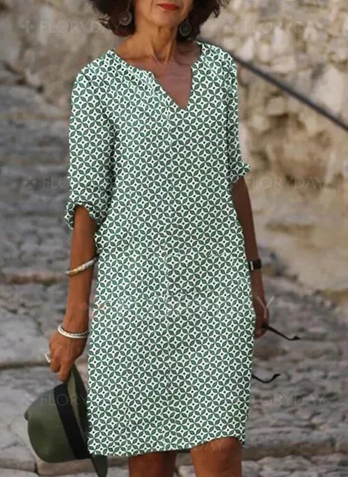 Ximena | Women's Midi Dress | Flattering Fit, Versatile