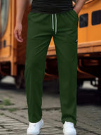Leah | Men's Jogger Pants | Casual Everyday Trousers | Cotton Blend, Relaxed Fit