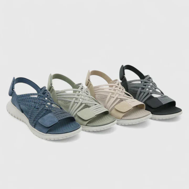 Women Orthopedic Sandals Arch Support Wide Toe Box Ergonomic Design
