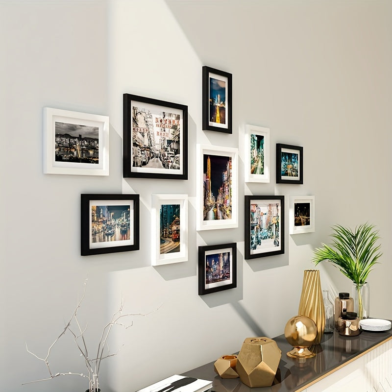 Vera | Photo Frame Set | 11-Piece Gallery Wall, Drill-Free | Classic Style