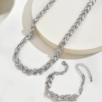Pearl | Women Fishtail Necklace Glass Rhinestone