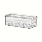Cassia | Refrigerator Storage Box | Food-Safe PET Container | Single & Double Layer