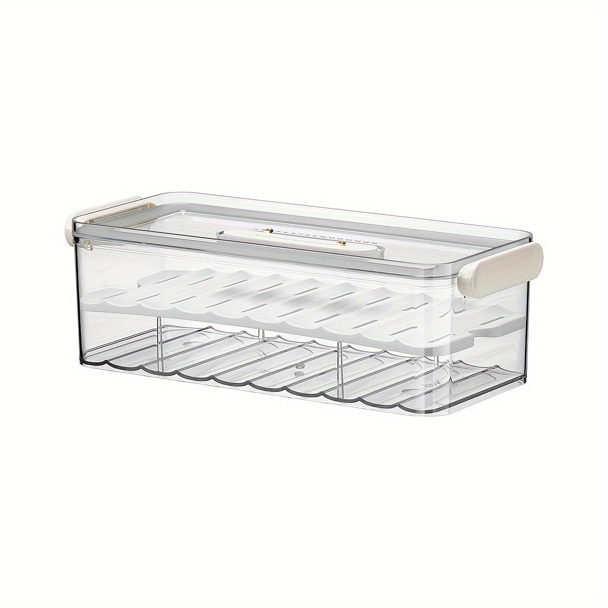 Cassia | Refrigerator Storage Box | Food-Safe PET Container | Single & Double Layer