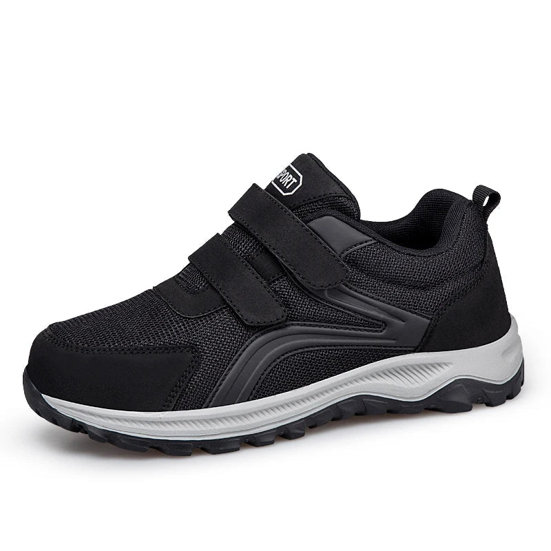 Orthopedic Shoes Men Wide Fit Breathable Velcro Walking Shoes