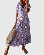Gigi | Boho Summer Dress | V-Neck, Vintage, Lightweight
