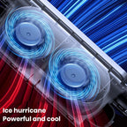 Xanthe | Car Cooling Fan | USB, Headrest Mount, 3 Speeds | Bladeless, Twin Pack