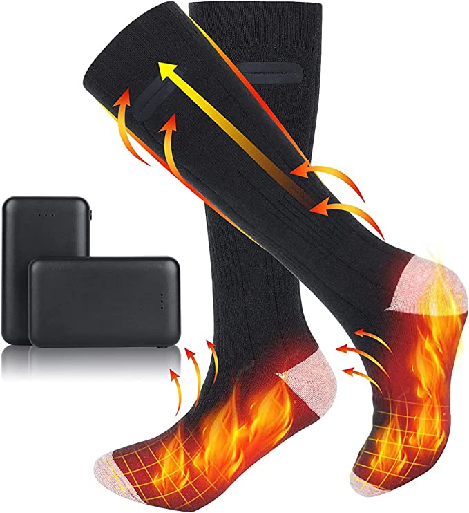 Wynne | Heated Socks | Unisex, Rechargeable, 3 Pairs | 8+ Hours Warmth