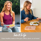 Briar | Food Storage Containers | 20-Piece Set, 2 Compartments | BPA-Free, Reusable