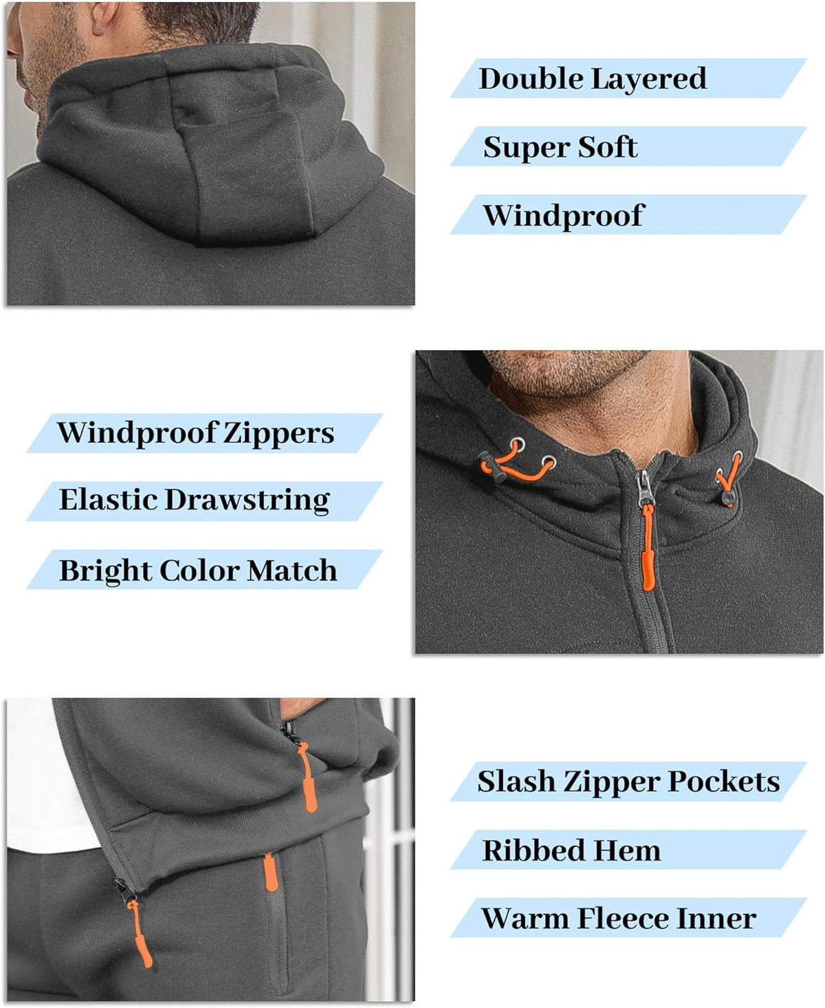 Sabine | Men's Tracksuit Set | Slim Fit, Lightweight | Breathable, Casual