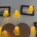 Thea | Beer Mug String Lights | LED Fairy Lights Set of 2 | Warm White, Battery Powered