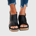 Ivy | Orthopedic Sandals for Women | Cushioned, Adjustable Buckle | Wedge