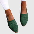Xena | Women's Slingback Flats | Woven, Adjustable Strap | Orthopaedic Summer