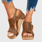 Ivy | Orthopedic Sandals for Women | Cushioned, Adjustable Buckle | Wedge