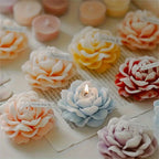 Leah | Scented Candle | Carnation Fragrance, Decorative Gift | Paraffin