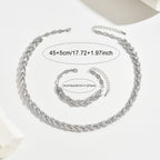 Pearl | Women Fishtail Necklace Glass Rhinestone