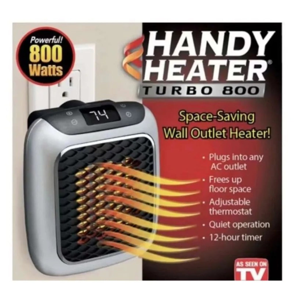 Vianne | Mini Electric Space Heater | 800W, Portable, Grey | Dual Heat