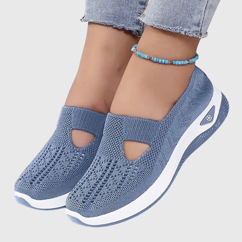 Greta | Women's Orthopaedic Slip-On Shoes | Knitted, Cushioned Sole, All-Day Comfort