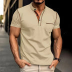 Maren | Men's Polo Shirt | Cotton Blend, Regular Fit | Multi-Color