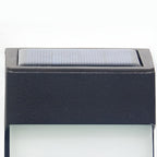 Ondina | Solar Wall Lamp | Black, Waterproof IP44, Warm White | 2 Pack