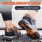 Marlow | Men's Steel Toe Safety Shoes | Anti-Smash, Slip-Resistant | Grey