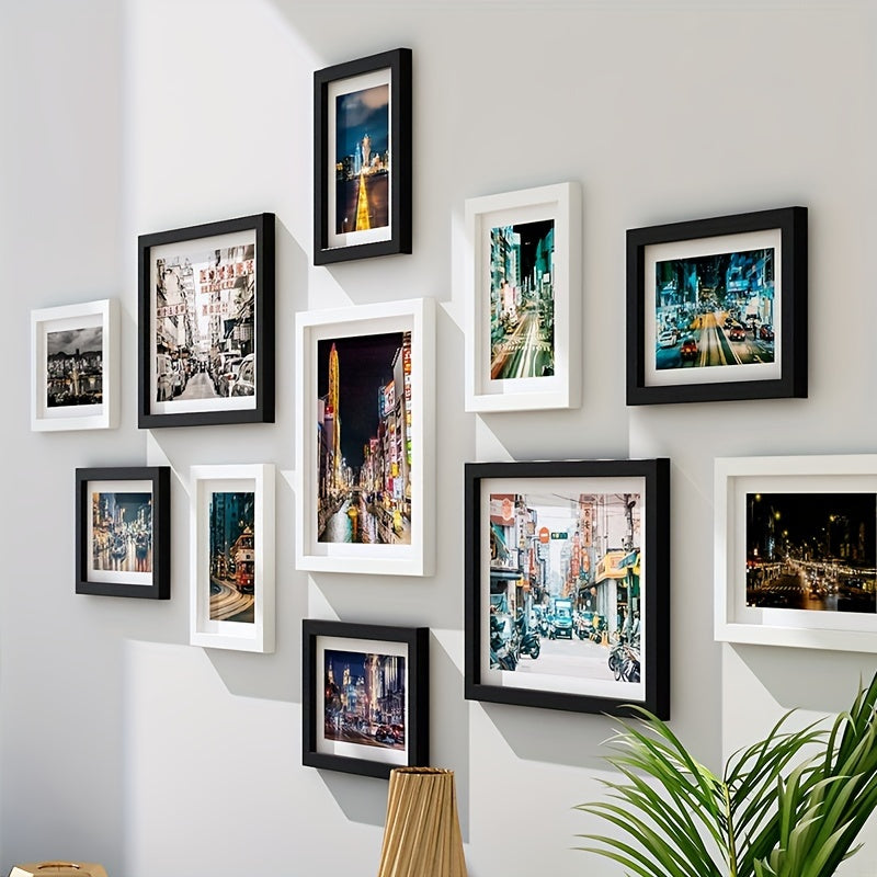 Vera | Photo Frame Set | 11-Piece Gallery Wall, Drill-Free | Classic Style