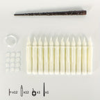 Jolie | Flameless LED Floating Candles | 12 Pack, Remote Control | Christmas Decor