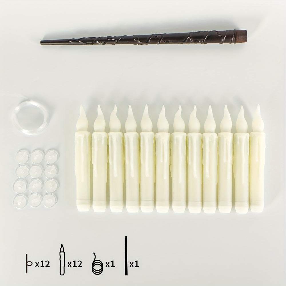 LED Candles Christmas 12 Pack Flameless Floating Remote Control