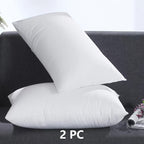 Rhea | Bed Pillows Set of 2 | Soft Breathable, 100% Cotton Cover | All Seasons