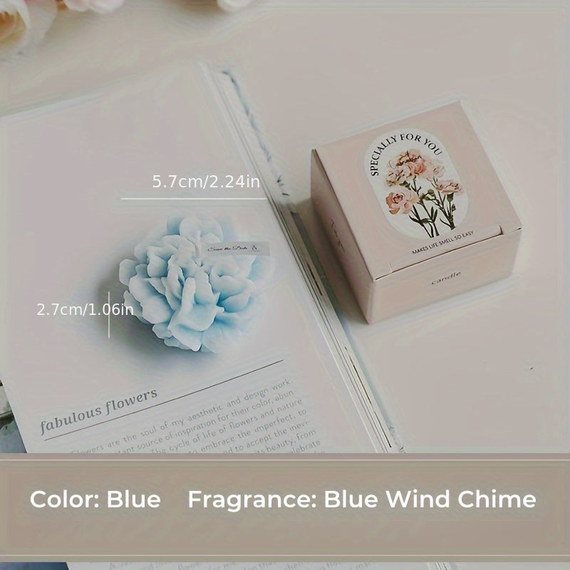 Leah | Scented Candle | Carnation Fragrance, Decorative Gift | Paraffin